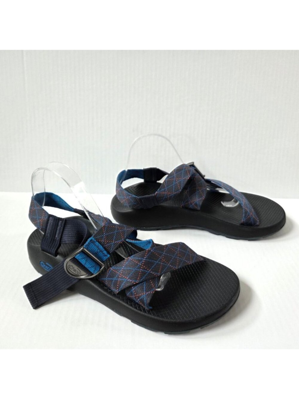 Chaco Sandals Mens 12 Mega Z Classic Rhombus Blue Hiking J105749 - Picture 6 of 10